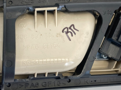 2009-2012 Volkswagen CC Rear Right Side Interior Door Handle 3C8-837-114 OEM