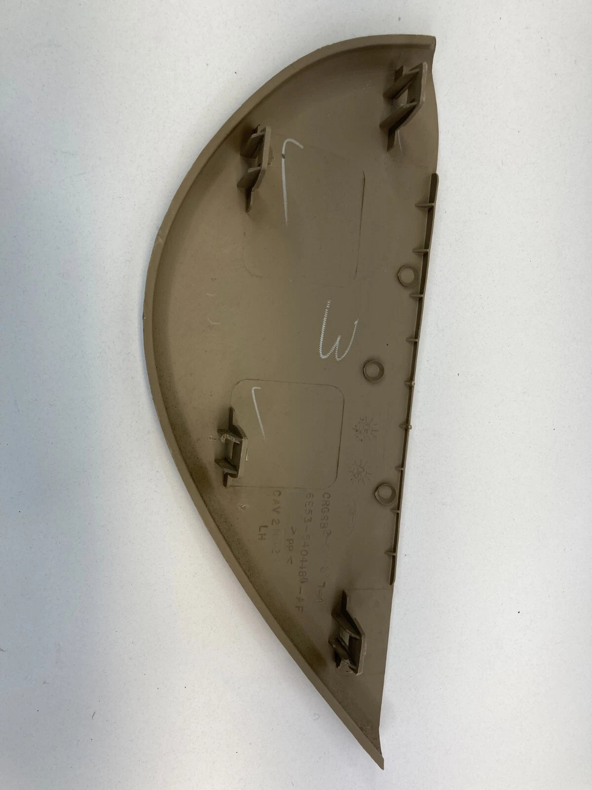 2007-2009 LINCOLN MKZ LEFT SIDE DASH END CAP COVER TRIM PANEL 6E535404481AF OEM