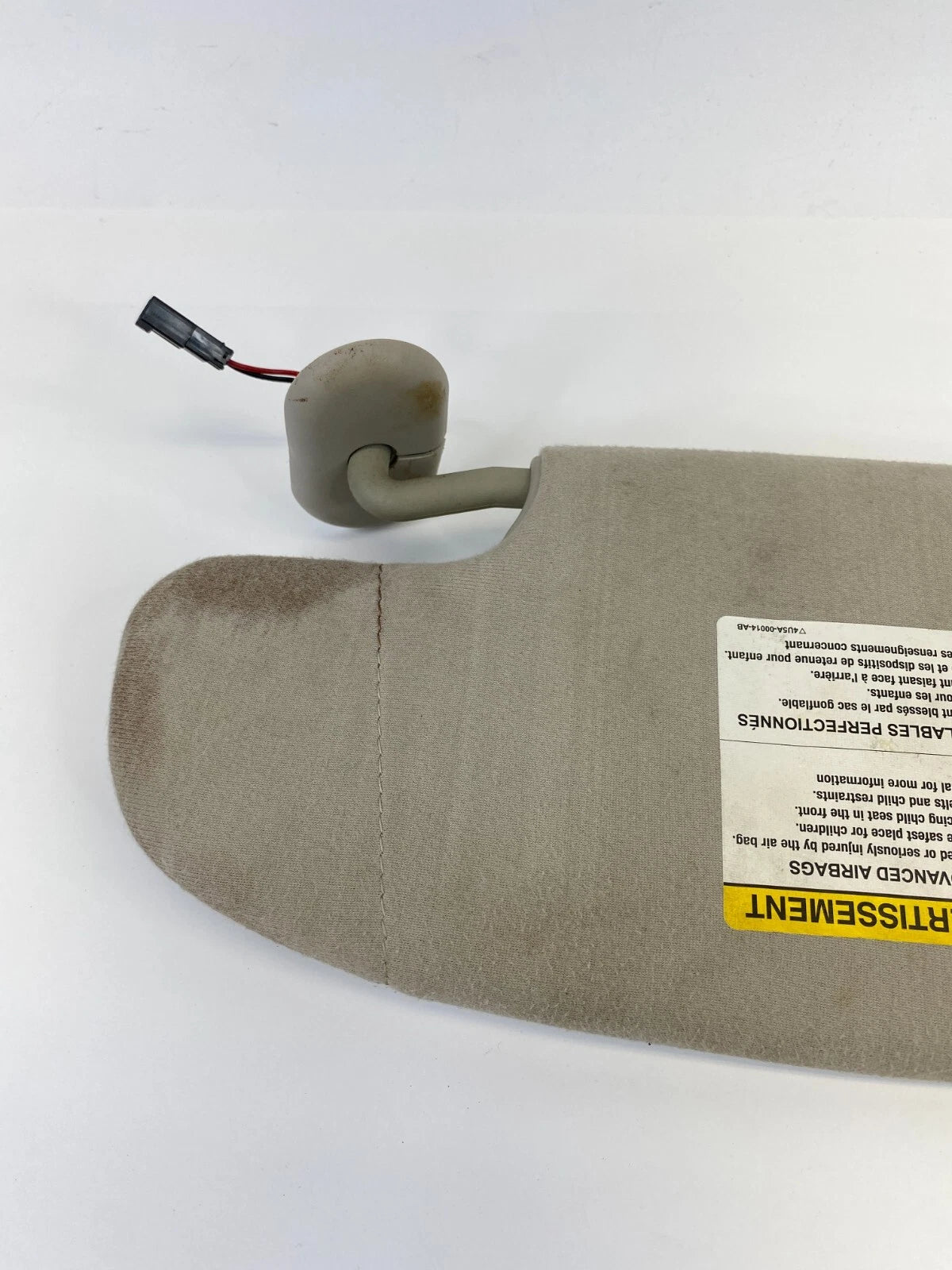 06 07 08 09 MERCURY MILAN RIGHT SIDE SUN VISOR SHADE W /MIRROR & LIGHT OEM