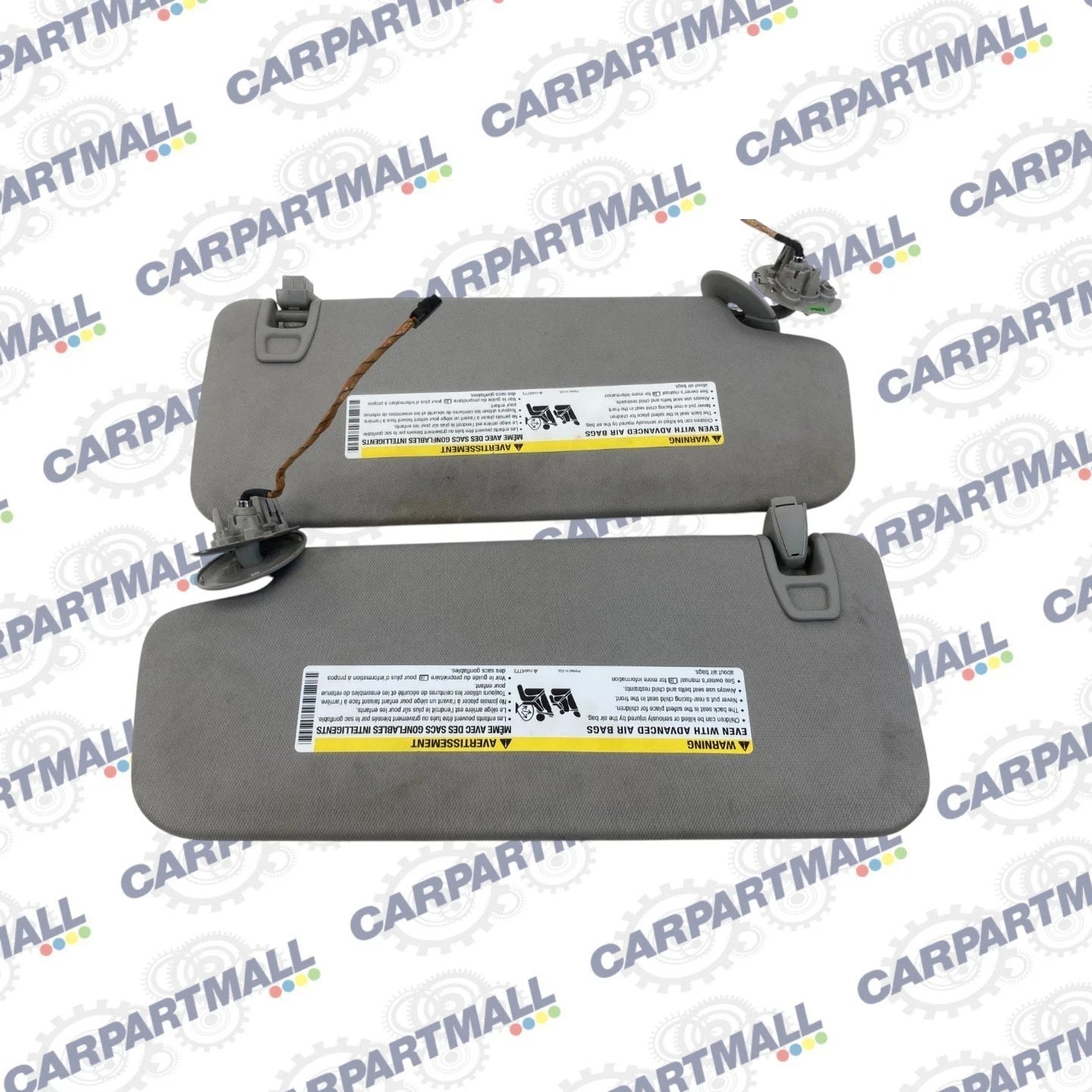 2010-2017 CHEVROLE EQUINOX ROOF SUNVISOR SUN VISOR SET LEFT & RIGHT