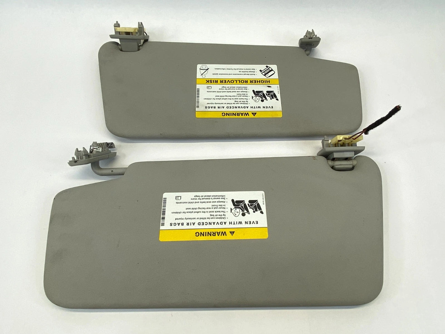 2010-2015 MERCEDES BENZ GLK350 LEFT & RIGHT SUN VISOR SUNVISOR SET W/ LIGHT OEM