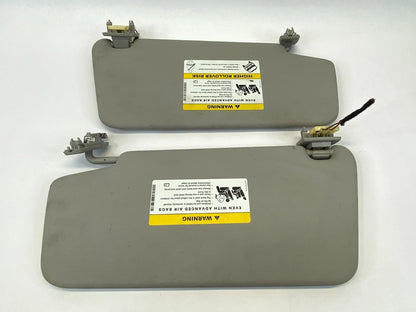 2010-2015 MERCEDES BENZ GLK350 LEFT & RIGHT SUN VISOR SUNVISOR SET W/ LIGHT OEM
