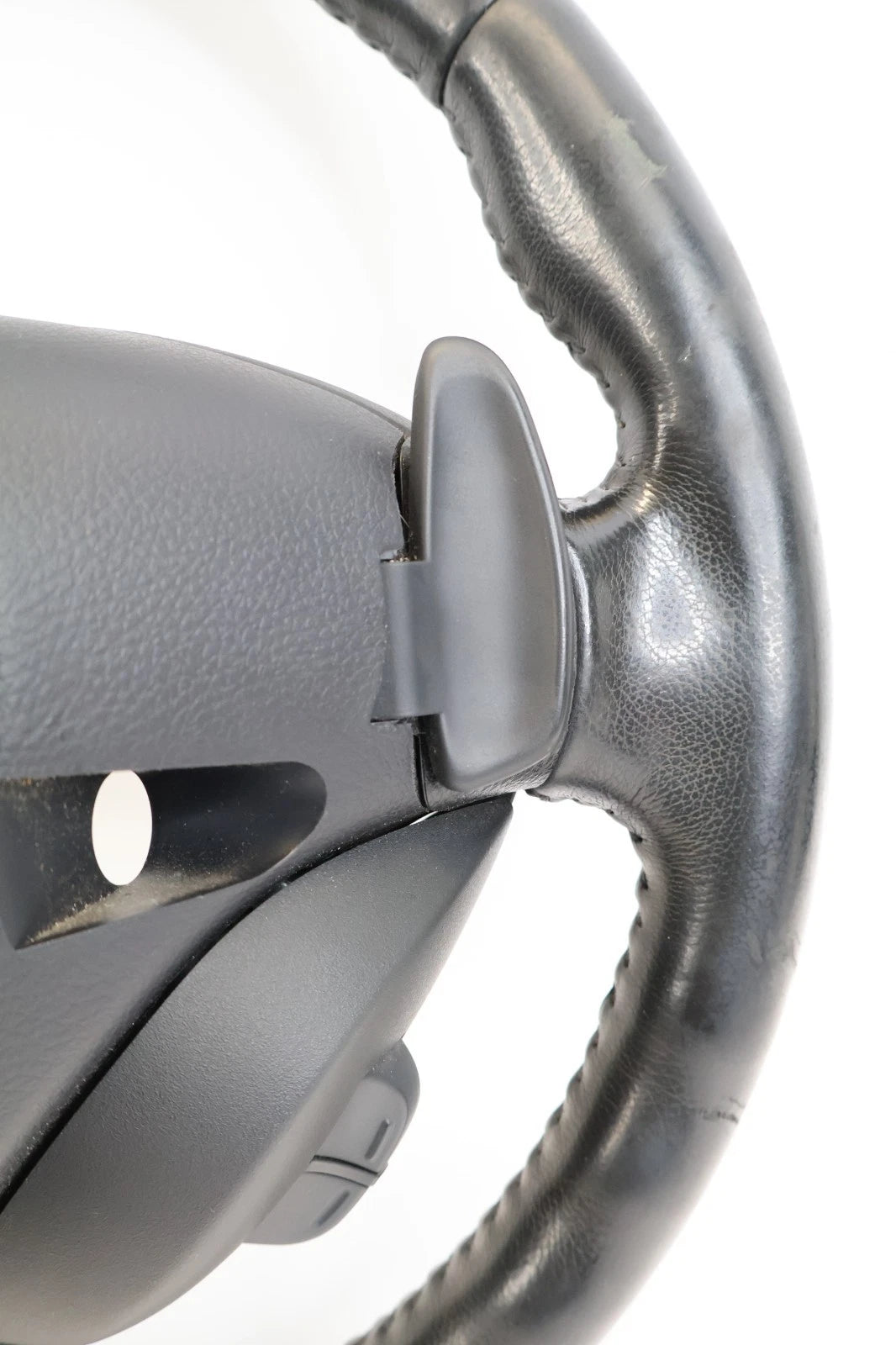 2007 2008 ACURA TL TYPE S STEERING WHEEL W/ PADDLE SHIFTERS BLACK LEATHER OEM