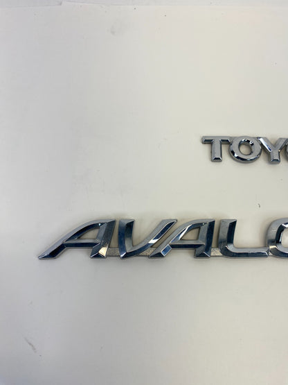 2000-2004 Toyota Avalon XLS Rear Trunk Lid Emblem Logo Nameplate Set OEM
