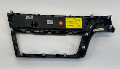 15-17 Hyundai Sonata Center Dash Radio Audio Control w/Hazard Panel Trim Bezel