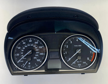 2007 2008 BMW 335XI SPEEDOMETER INSTRUMENT CLUSTER UNIT 122K MPH OEM 9166858-02