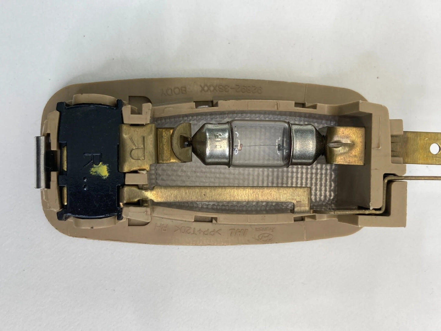 11-14 HYUNDAI SONATA ROOF RIGHT SUNVISOR SUN VISOR VANITY LIGHT LAMP 92892-3SXXX