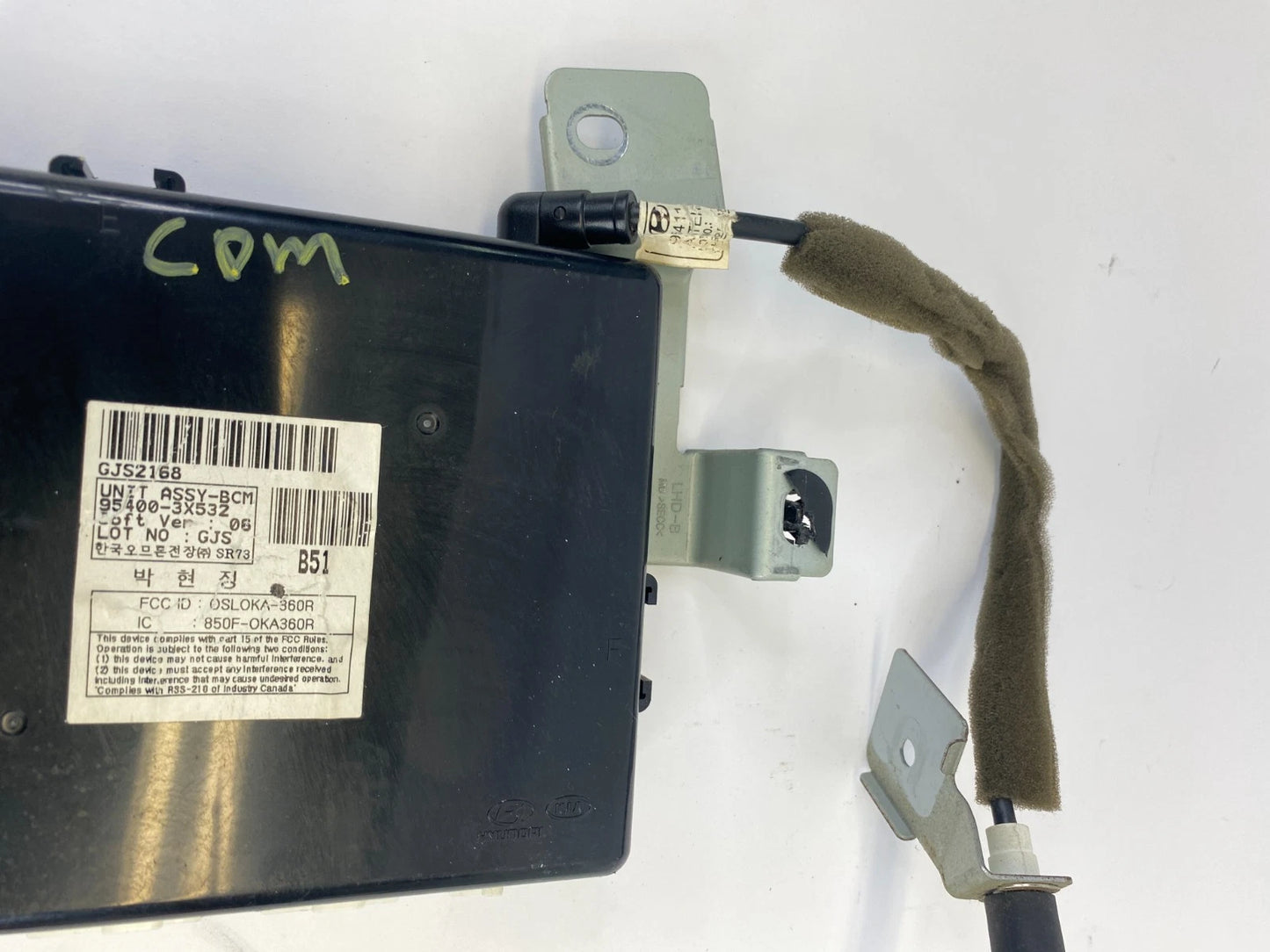 11 12 HYUNDAI ELANTRA BODY COMPUTER CONTROL MODULE BCM KOREA BUILT 954003X532OEM