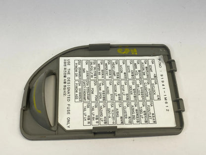 2010-2013 KIA FORTE INTERIOR DASH FUSE BOX COVER LID CAP 84786-1M110 OEM FACTORY