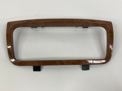 08 09 Buick Enclave Center Console Rear Trimplate Trim Bezel Wood Grain 15924605