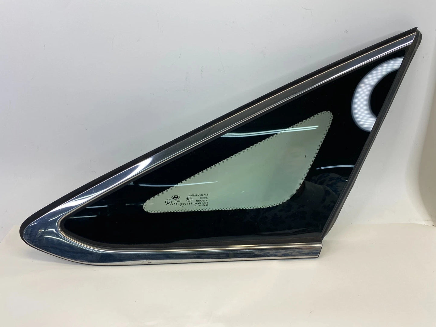 2015-2019 Hyundai Sonata Rear Right Back Quarter Window Glass E443R-000183