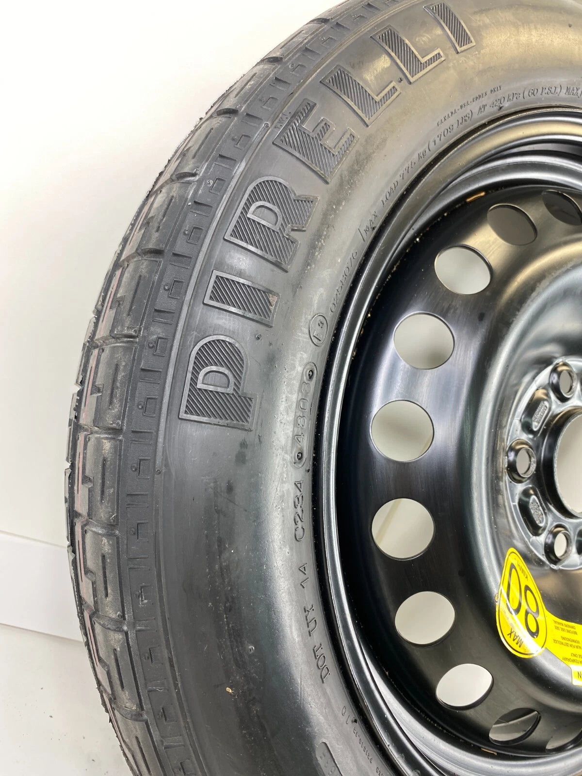 2004-2010 VOLVO S40 06-13 C70 08-13 C30 SPARE TIRE COMPAT DONUT T125/85R16 16"