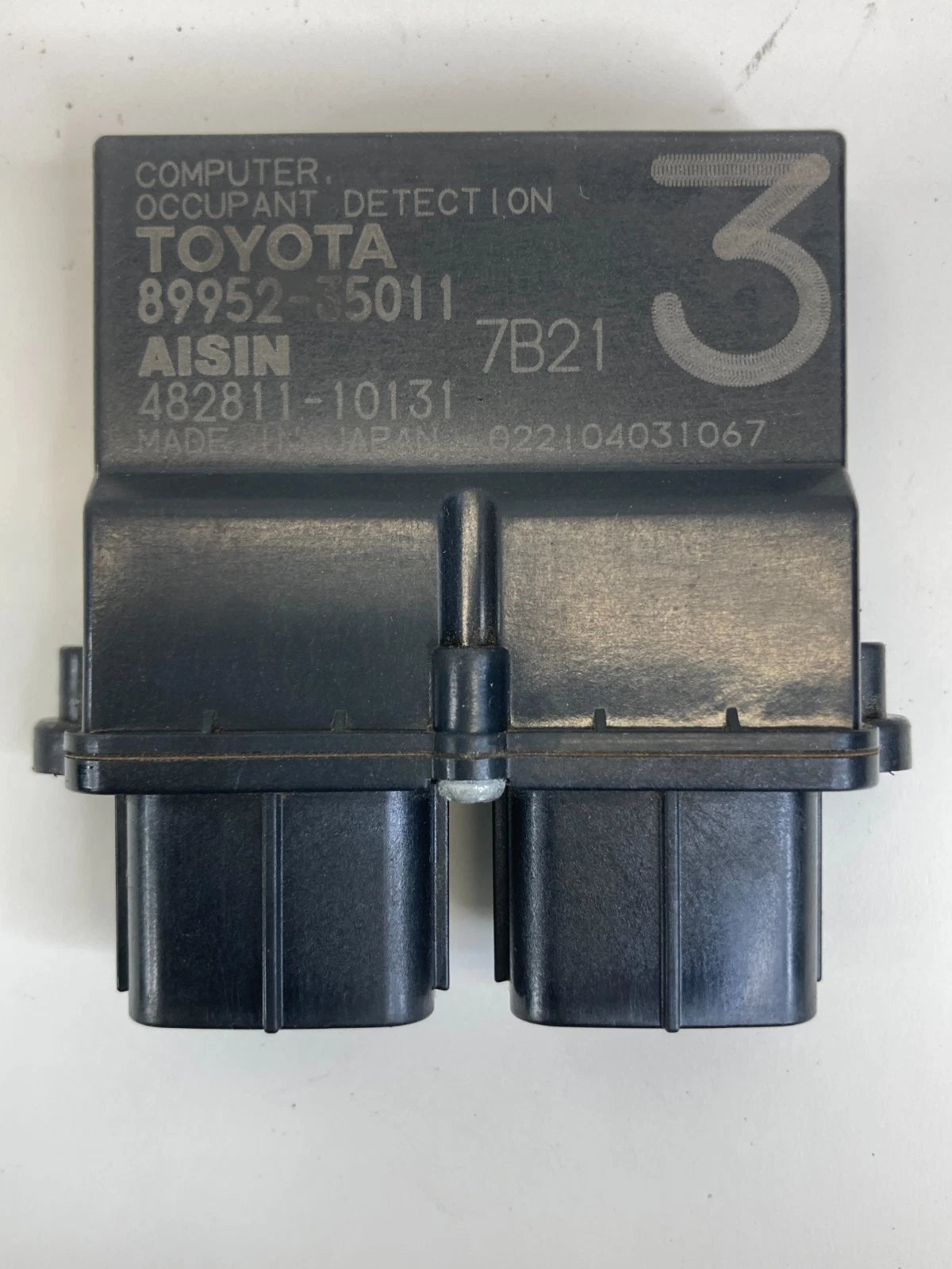 06-08 TOYOTA COROLLA 1.8L AT OCCUPANT DETECTION SENSOR COMPUTER 89952-35011 OEM