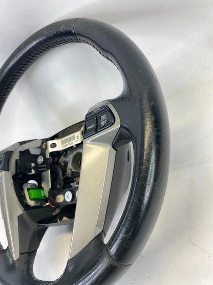 08-12 HONDA ACCORD STEERING WHEEL W/ CRUISE & AUDIO CONTROL SWITCHES LEATHER OEM