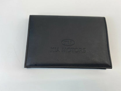 2005 KIA AMANTI 3.5L V6 A/T SEDAN OWNER'S MANUAL WARRANTY GUIDE BOOK W/ CASE OEM