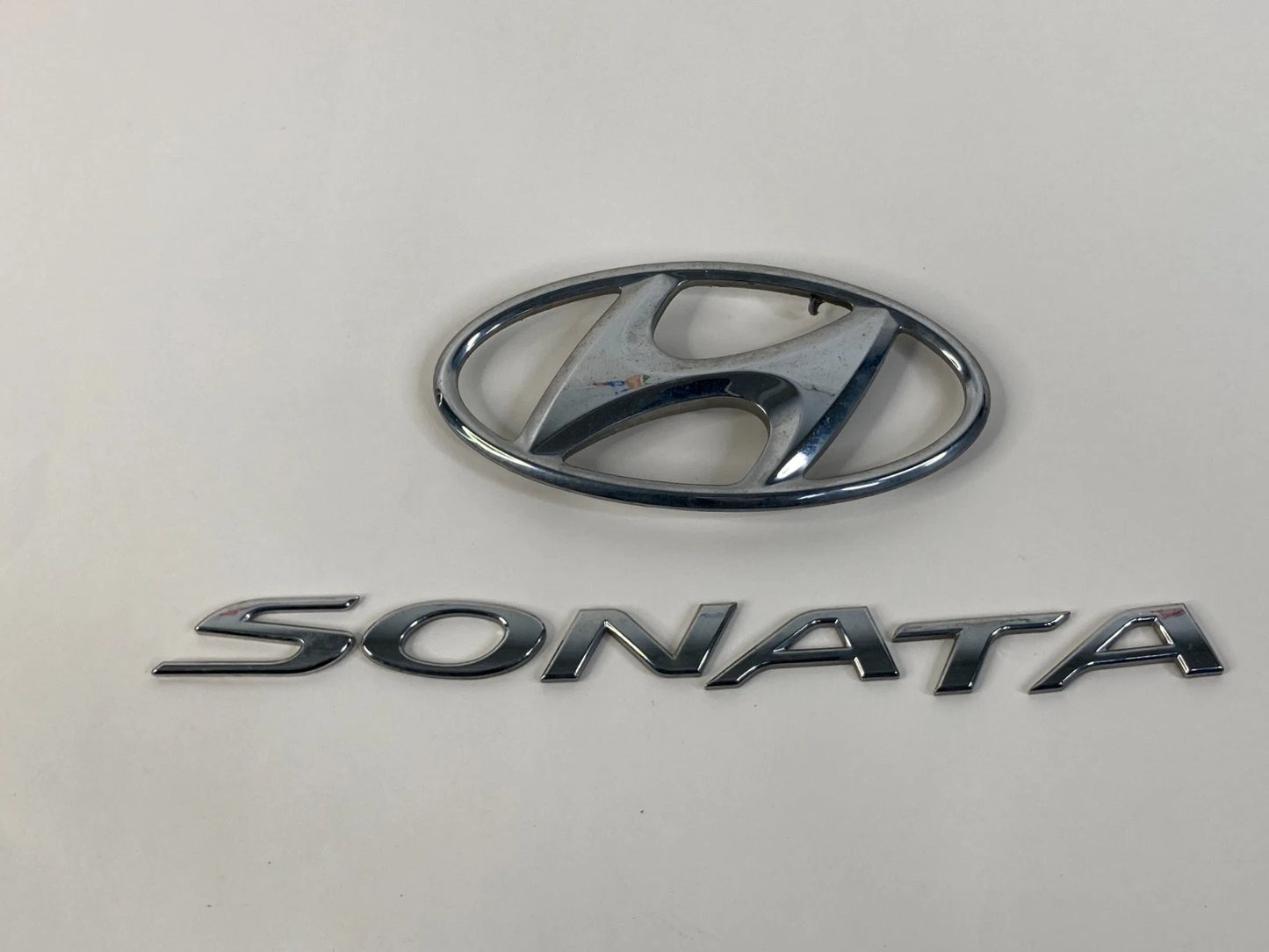 2011-2013 HYUNDAI SONATA REAR TRUNK LID NAMEPLATE LETTERS EMBLEM LOGO SET OEM