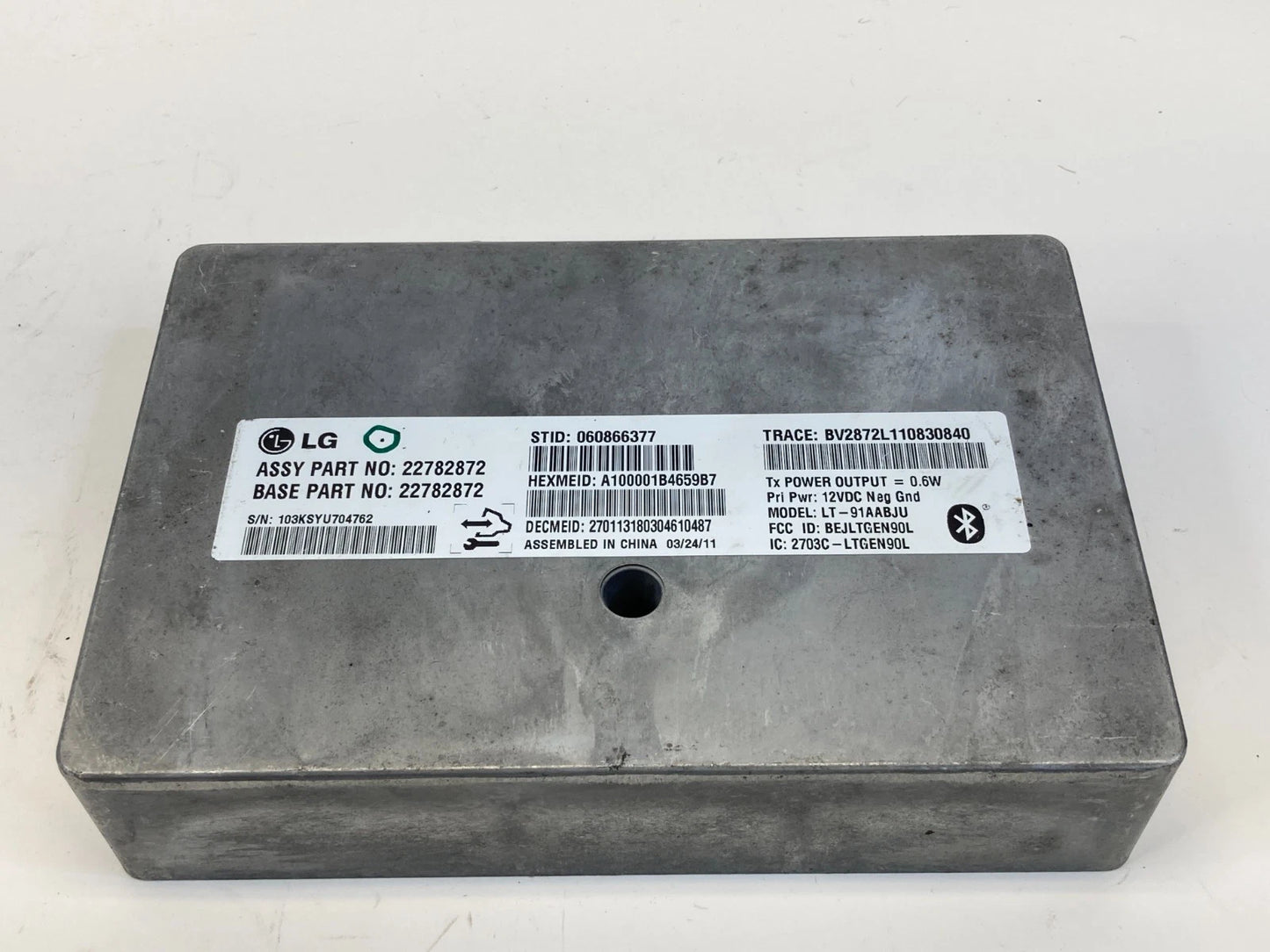 2011 Buick LaCrosse Telematics Communication Control Module Onstar 22782872