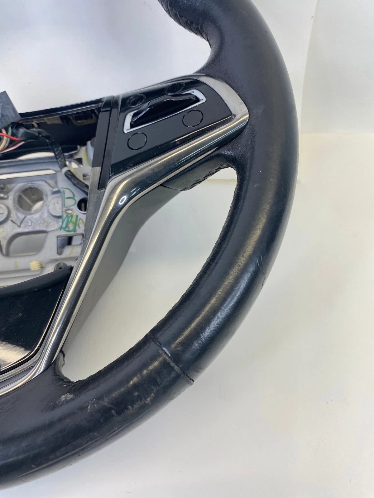 13-18 CADILLAC ATS SEDAN STEERING WHEEL W/ AUDIO CONTROL SWITCH LEATHER BLACK