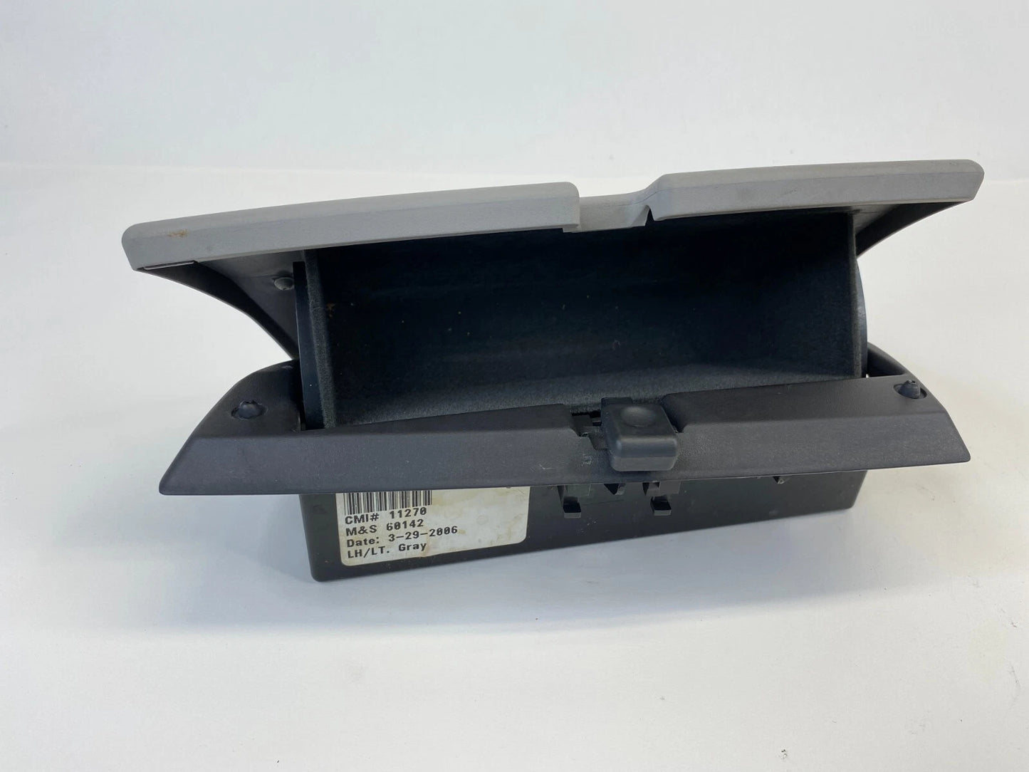2004-2006 CADILLAC SRX FRONT LEFT DOOR STORAGE COMPARTMENT UNIT GRAY OEM