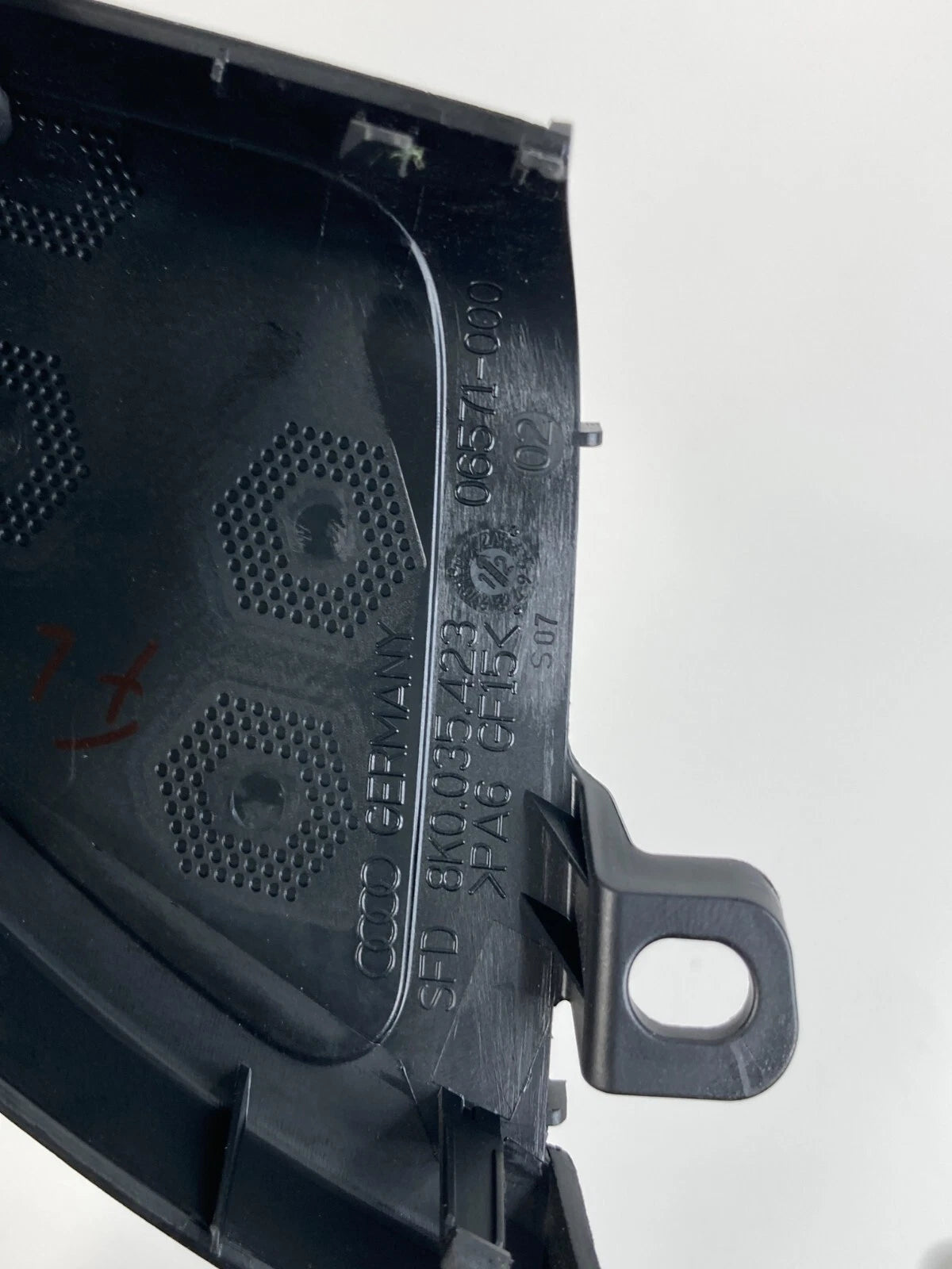 2009-2016 AUDI A4 QUATTRO FRONT LEFT DOOR TWEETER CORNER COVER 8K0-035-423 OEM