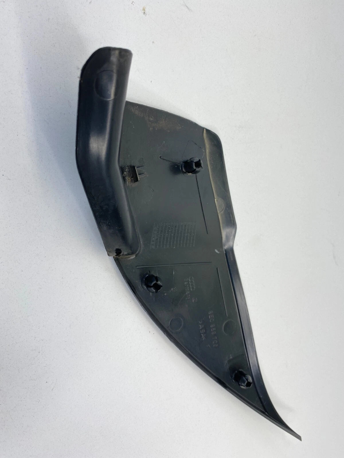 2004-2008 AUDI A4 RIGHT PASSENGER SIDE INNER MIRROR TRIM COVER 8E0-858-706 OEM