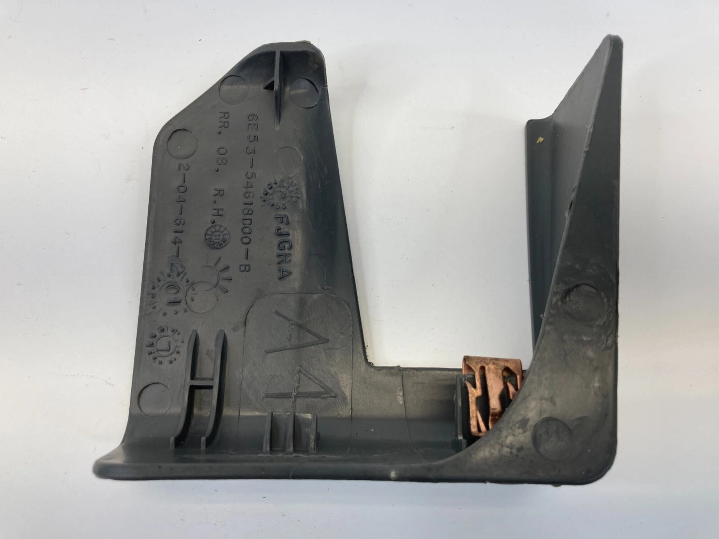 2006-2012 FORD FUSION FRONT SEAT TRACK RAIL COVER TRIM BLACK OEM