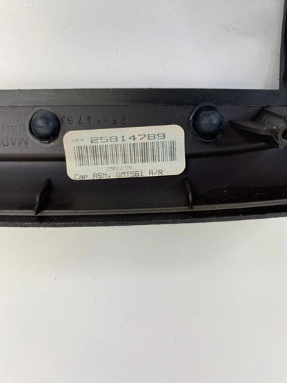 2008-2012 BUICK ENCLAVE REAR CENTER CONSOLE FLOOR TRIM BEZEL ASSEMBLY 25814789