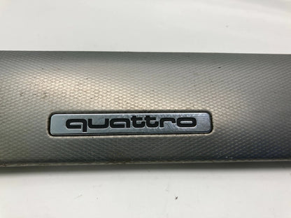 2002-2005 AUDI A4 QUATTRO RIGHT PASSENGER DASH TRIM SILVER BEZEL 8E1853190AC