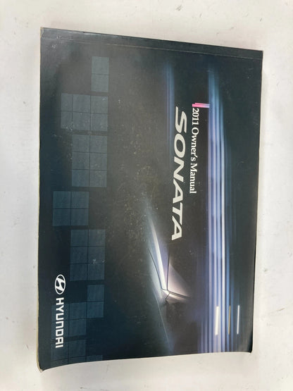 2011 HYUNDAI SONATA OWNER'S MANUAL GUIDE HANDBOOK WARRANTY INFO SET W/ CASE OEM
