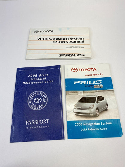 2006 Toyota Prius Navigation System Owners Manual Maintenance Guide OEM