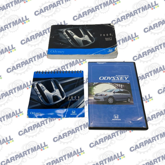 2006 06 HONDA ODYSSEY OWNERS MANUAL GUIDE BOOK INFORMATION SET OEM