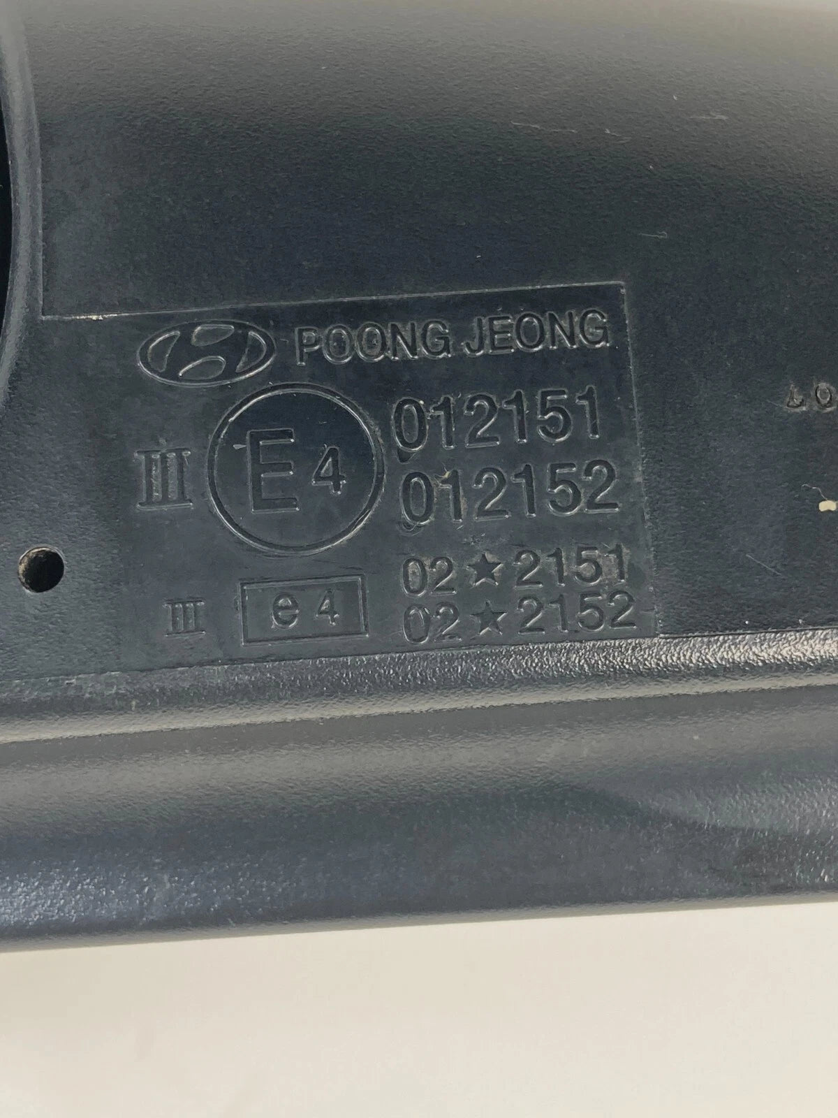 01-06 HYUNDAI ELANTRA LEFT DRIVER SIDE VIEW POWER DOOR MIRROR ASSEMBLY E4012151