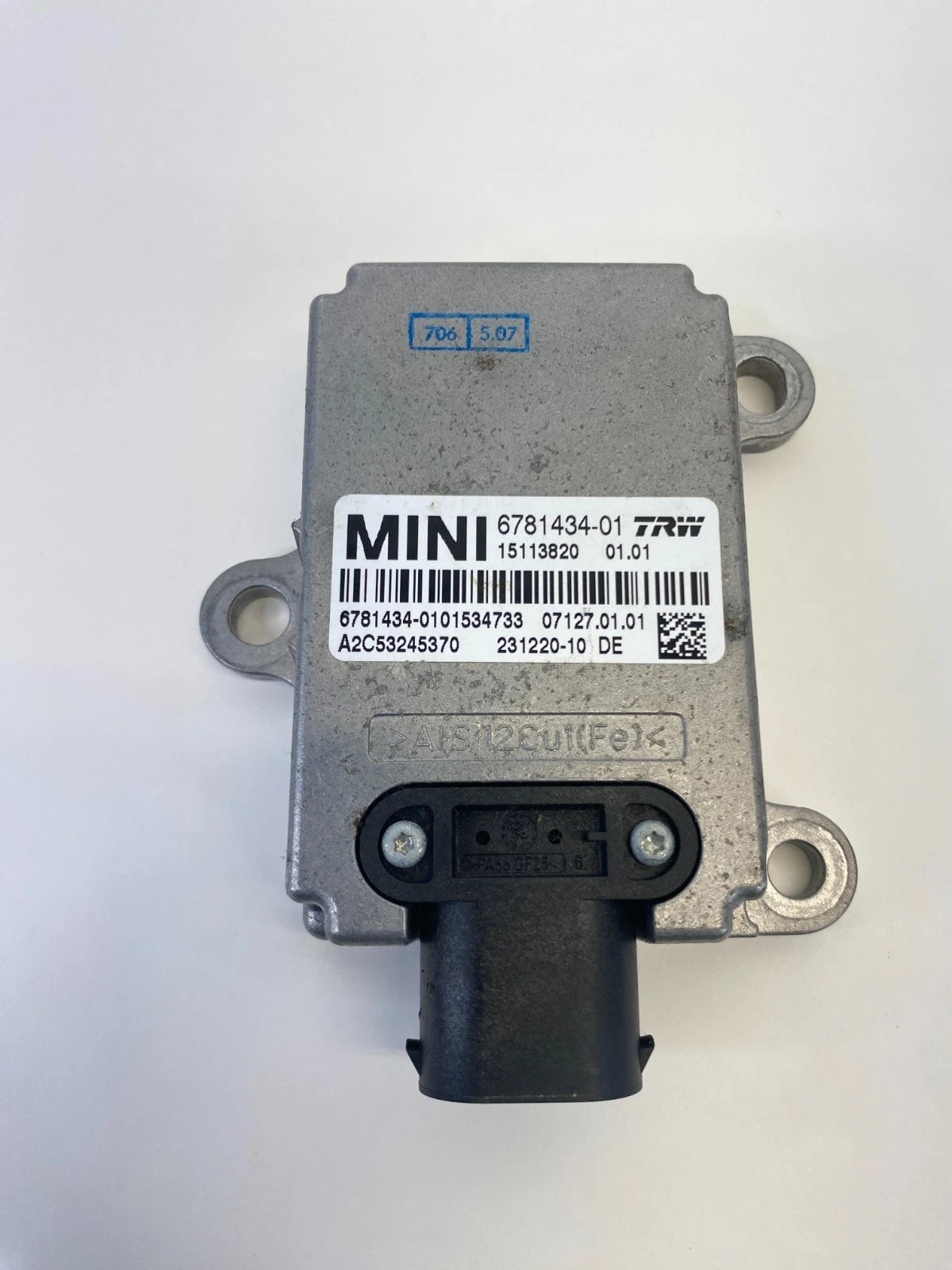 2007-2012 MINI COOPER YAW RATE SPEED DSC SENSOR CONTROL MODULE 6781434-01 OEM