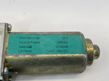 03-11 SAAB 9-3 CONVERTIBLE REAR RIGHT BACK SIDE DOOR WINDOW MOTOR 12788806 OEM