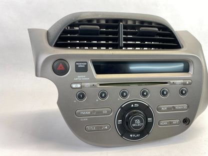 09-13 HONDA FIT AM FM RADIO STEREO DASH BEZEL PANEL ASSEMBLY 39100-TK6-A013 OEM