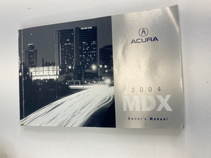 2004 04 Acura MDX Owners Manual Consumer Info Warranty Book w/ Case OEM