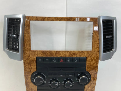 2008-2010 JEEP GRAND CHEROKEE DASH RADIO FACEPLATE BEZEL W/ CLIMATE CONTROL