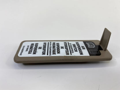 2003-2006 FORD EXPEDITION AIR SUSPENSION SWITCH COVER CAP INTERIOR 2L1A-3C073-AC