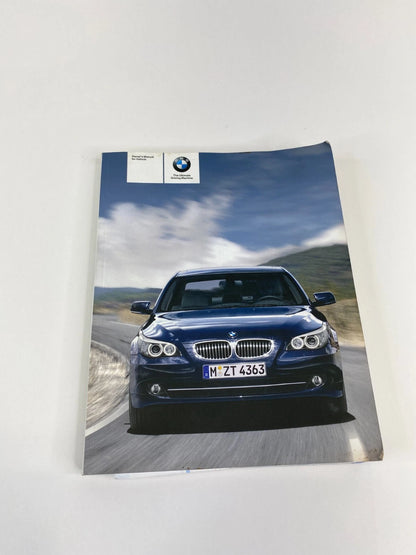 2008 08 BMW 550I OWNER'S OWNERS MANUAL GUIDE BOOK W/ CASE OEM