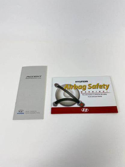 2014 HYUNDAI ACCENT OWNERS USER MANUAL WARRANTY INFORMATION HANDBOOK SET OEM