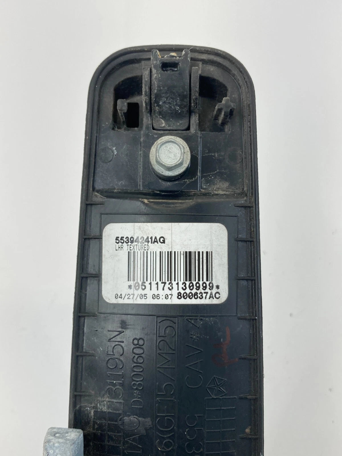 05-07 JEEP GRAND CHEROKEE LAREDO REAR LEFT SIDE EXTERIOR DOOR HANDLE 55394241AQ