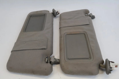 2007-2011 TOYOTA CAMRY ROOF SUNVISOR SUN VISOR LEFT & RIGHT W/ MIRROR PAIR SET