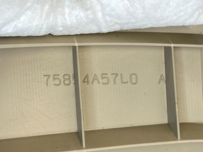 10 11 12 13 SUZUKI KIZASHI REAR CENTER CONSOLE COVER W/ AIR VENTS BEIGE OEM