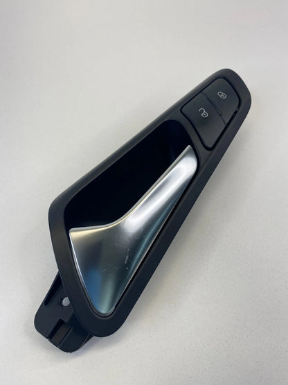 09 10 VW PASSAT SEDAN FRONT LEFT SIDE INNER DOOR HANDLE W LOCK SWITCH 3C1837113D