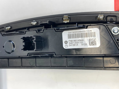 2015-2017 CHRYSLER 200 DASH RADIO PANEL BEZEL VENTS HAZARD SWITCH OEM 68160143AA