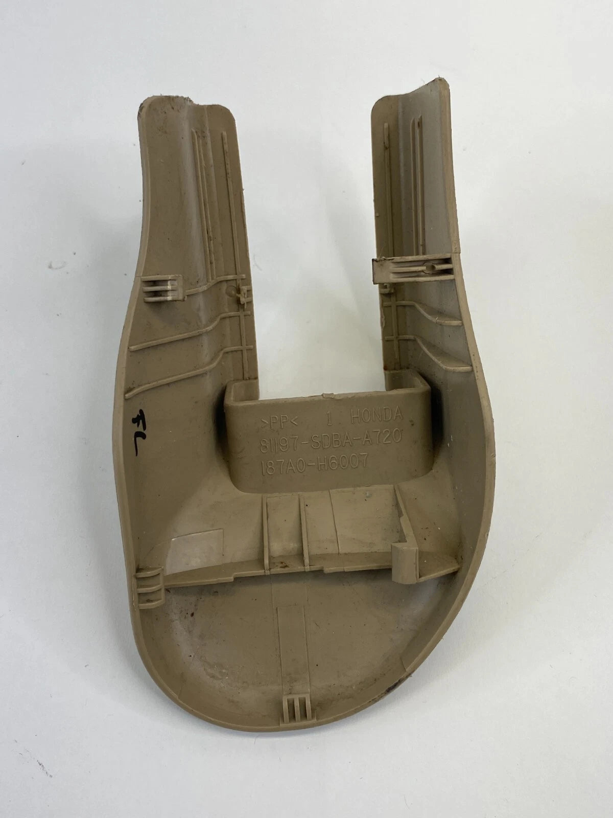 2003-2007 HONDA ACCORD FRONT RIGHT INNER SEAT TRACK END COVER TRIM 81197SDBAA720