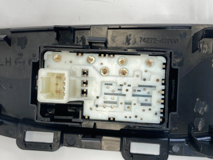 2010-2015 TOYOTA PRIUS REAR LEFT DOOR WINDOW SWITCH W/TRIM BEZEL 74272-47060 OEM