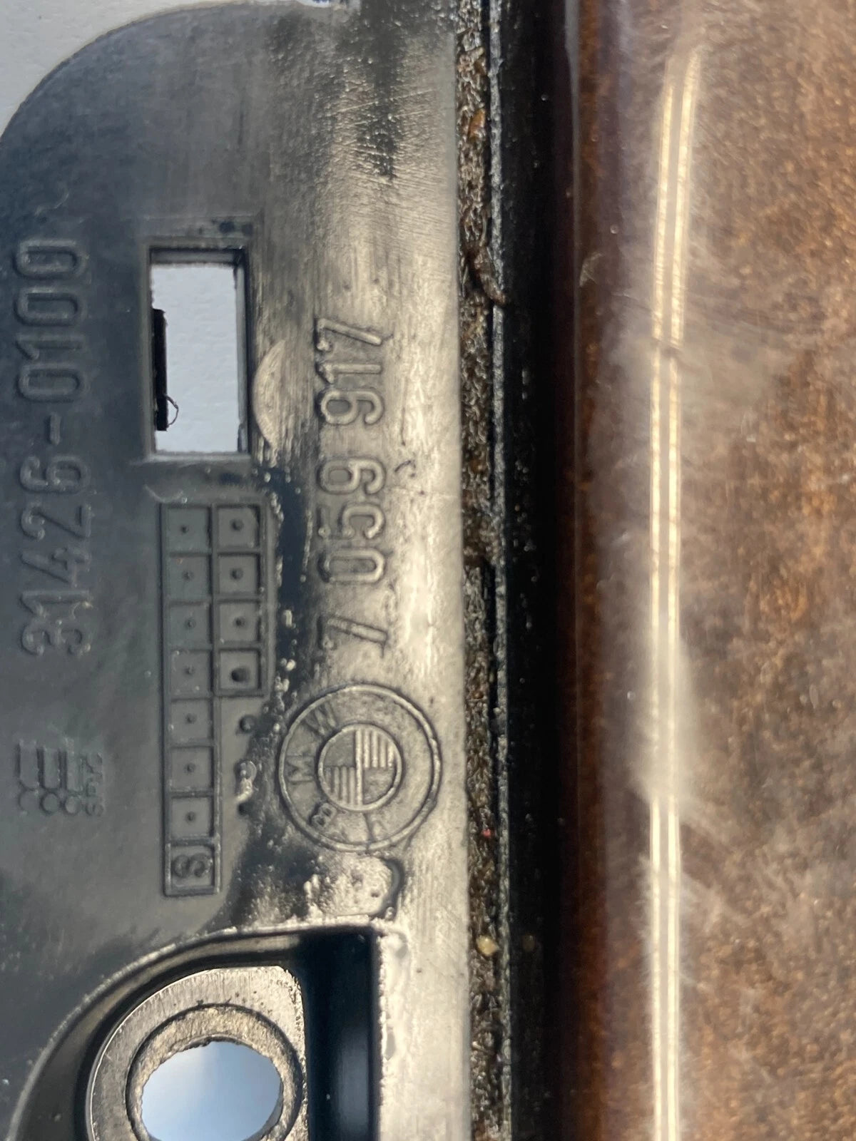 2004-2007 BMW 530I 525I CENTER CONSOLE ASH TRAY WOOD TRIM PANEL 7059917 OEM