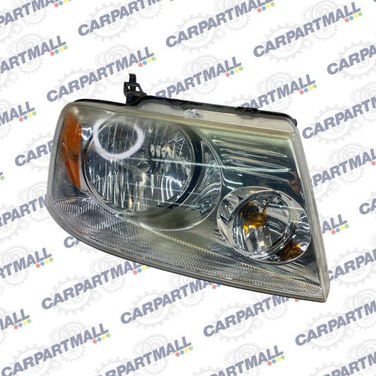 04-08 FORD F-150 FRONT RIGHT HEADLIGHT LIGHT HEADLAMP HALOGEN 4L3X-13005-A OEM