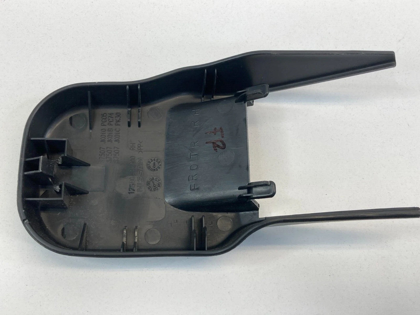 2008-2013 INFINITI G37 FRONT RIGHT OUTER SEAT TRACK COVER TRIM 87507-JK010 OEM